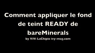 Maquillage peau noire et métissée  Comment appliquer le fond de teint READY de bareMinerals [upl. by Virendra]