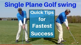 Faster way to learn how to swing on a single plane [upl. by Adekam]