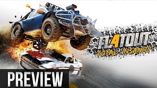 Flatout 4  Gameplay  Preview  Xbox One [upl. by Hoem]