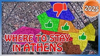 WHERE TO STAY in Athens Watch BEFORE you book a hotel [upl. by Einafpets]