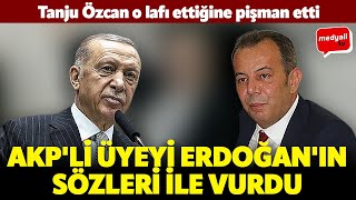 Tanju Özcan AKPli üyeyi pişman etti Erdoğanın sözleri ile yanıt verdi I BOLU BELEDİYE MECLİSİ [upl. by Yerrok]