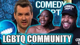 Jim Jefferies LGBT Community BLACK AMERICAN COUPLE REACTS [upl. by Northey]