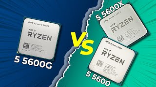 ¿Por qué elegir el Procesador AMD Ryzen 5 5600G vs 5600X vs 5600 en Julio 2023 [upl. by Nikos824]