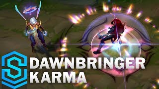 Dawnbringer Karma Skin Spotlight  League of Legends [upl. by Areek]