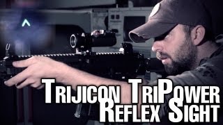 Trijicon TriPower TX30 Reflex RedDot Sight Airsoft  Review EpicAirsoftHD [upl. by Smalley]