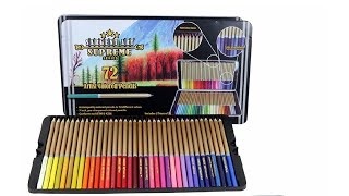 Sargent Art coloring pencils  Are they Better than Schipper Farben and Faber Castell Polycromos [upl. by Annekcm]