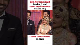 iifa awards 2024  Rekha Ji and Ranbir Kapoor Performed on Salame Ishq  shorts iifa2024 rekha [upl. by Hurwitz138]