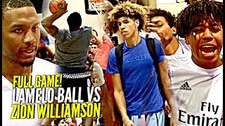 FULL GAME Zion Williamson vs LaMelo Ball A MatchUp Made For The Internet [upl. by Alial]