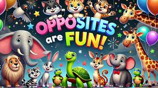 The Opposite Song  More Nursery Rhymes amp Kids Songs [upl. by Ferren821]