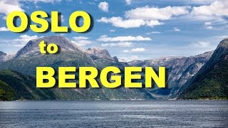 Oslo to Bergen Norway by Train through the mountains and Boat through the fjords [upl. by Sucramaj]