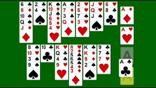 Bakers Dozen Solitaire Gameplay Walkthrough [upl. by Jump]