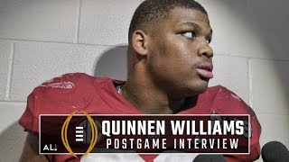 Quinnen Williams after Alabamas national championship loss [upl. by Elissa]