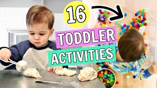 16 Toddler Activities You Can Do at Home  12 year olds [upl. by Sill]