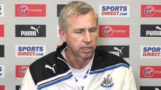 Newcastle boss Alan Pardew targets European competition next season [upl. by Nomrej]