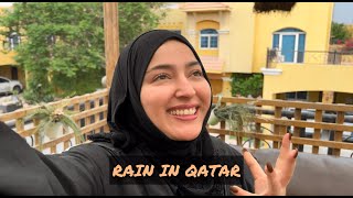 Rain In Qatar  Movie Time  Ameena Saqeefa Vlog [upl. by Ruthi]