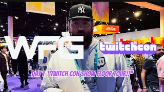 Day 1 Twitch Con 2024   “Twitch Con Show Floor Tour”  WhoFlung Gaming twitch [upl. by Volney701]