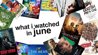 what i watched in june [upl. by Serolod]