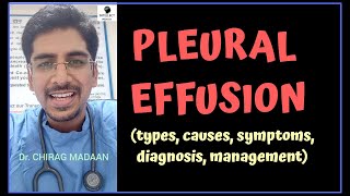 PLEURAL EFFUSION types causes symptoms diagnosis management [upl. by Airotna716]