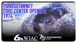 Hundreds gather for opening of Punxsutawney Civic Center in 1974 [upl. by Annait]