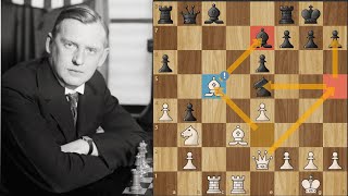 Bc5 a positional masterpiece Alexander Alekhine vs Salomon Flohr chess chesslessons [upl. by Flint875]