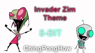 Invader Zim Theme  8BIT [upl. by Eceinej]