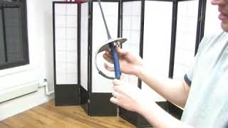 Stances in Sabre Fencing for Beginners [upl. by Chuu803]