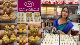 Malabar Gorgeous Gold Earrings Designs With Price Malabar 22Kt Gold Jhumka Designs With Price 2023 [upl. by Ynned]