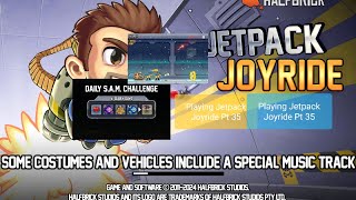 Playing Jetpack Joyride Pt 35 [upl. by Ecirtnas]