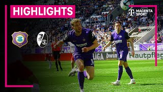 FC Erzgebirge Aue  SC Freiburg II  Highlights 3 Liga  MAGENTA SPORT [upl. by Nahtaj80]