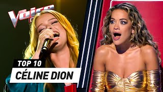 MINDBLOWING Céline Dion covers on The Voice [upl. by Dlopoel]