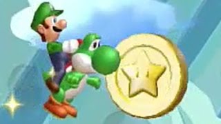 New Super Luigi U  All Star Coin Locations in Acorn Plains [upl. by Christi]