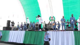 2015 NIGERIAN INAUGURATION Psquare Performance [upl. by Llorre448]