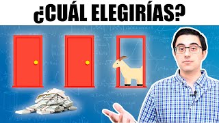 ¿Cuál puerta elegirías  La Paradoja de Monty Hall  Probabilidad Condicional [upl. by Yolane980]