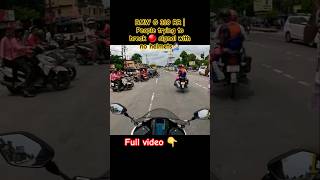 BMW G 310 RR  People trying to break 🔴 signal with no helmets🤦🏻‍♂️ [upl. by Ajnat]