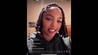 Chloe Bailey TikTok Live  112724  cxhdailys [upl. by Orit]