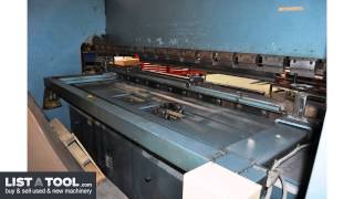 Amada RG 100L Hydraulic Press Brake [upl. by Telrats]