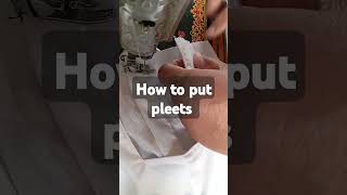 How to put pleets on designer frockviralshortsindia [upl. by Abby665]