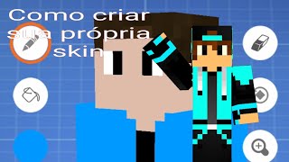 Tutorial de como criar sua própria Skin pelo celular em 2024 Miggameplay [upl. by Lonni]