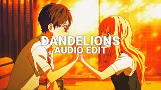 dandelions  ruth b edit audio [upl. by Cotsen]