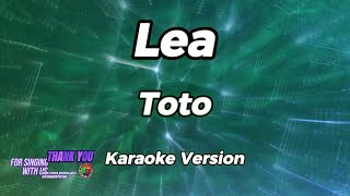 Lea  Toto  Karaoke Version [upl. by Radmilla]