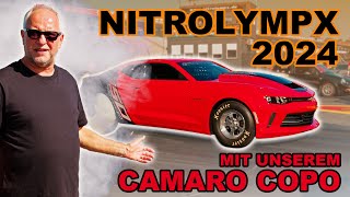 GeigerCars  🔥 NitrOlympX 2024 🔥  Hockenheim Ring  Camaro Copo  Drag Race [upl. by Aicert]