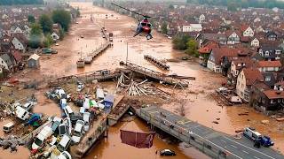 Spain UNDERWATER Historic Flash Floods Sweep Away Hundreds of Cars in Valencia spain floods 2024 [upl. by Keiko]