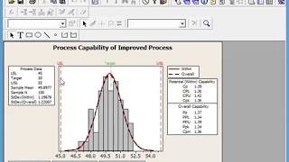 Capability Study using Minitab Statistical Software [upl. by Burrell763]