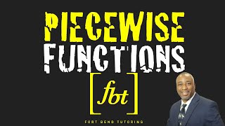 Evaluating Piecewise Functions fbt [upl. by Teeniv]