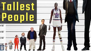 The Worlds Tallest People  The Lowest and Highest People in History  World INFO [upl. by Emelun]