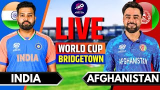 India vs Afghanistan T20 World Cup Match  Live Score amp Commentary  IND vs AFG Live  T20 WC 2024 [upl. by Cofsky339]