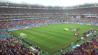 USA vs Germany  National Anthems  FIFA World Cup Brasil 2014 [upl. by Semmes]