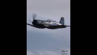 Chance Vought F4U Corsair Lowpass vintageaircraft avgeek fighter aviation avgeek [upl. by Rehpretsirhc772]