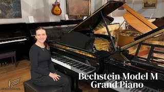 Bechstein Model M Grand Piano Black Polyester Review amp Demo  Sherwood Phoenix [upl. by Lorne]