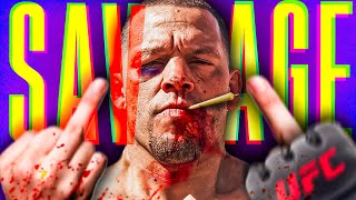 10 Times Nate Diaz Broke the UFC [upl. by Tomchay]